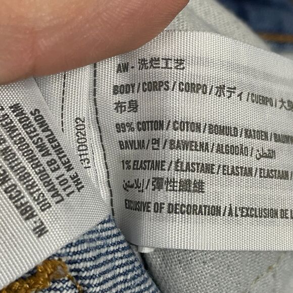 Abercrombie & Fitch Jeans Mens 31x32 Blue Vintage 90s Straight Fit Light Wash - Picture 4 of 14